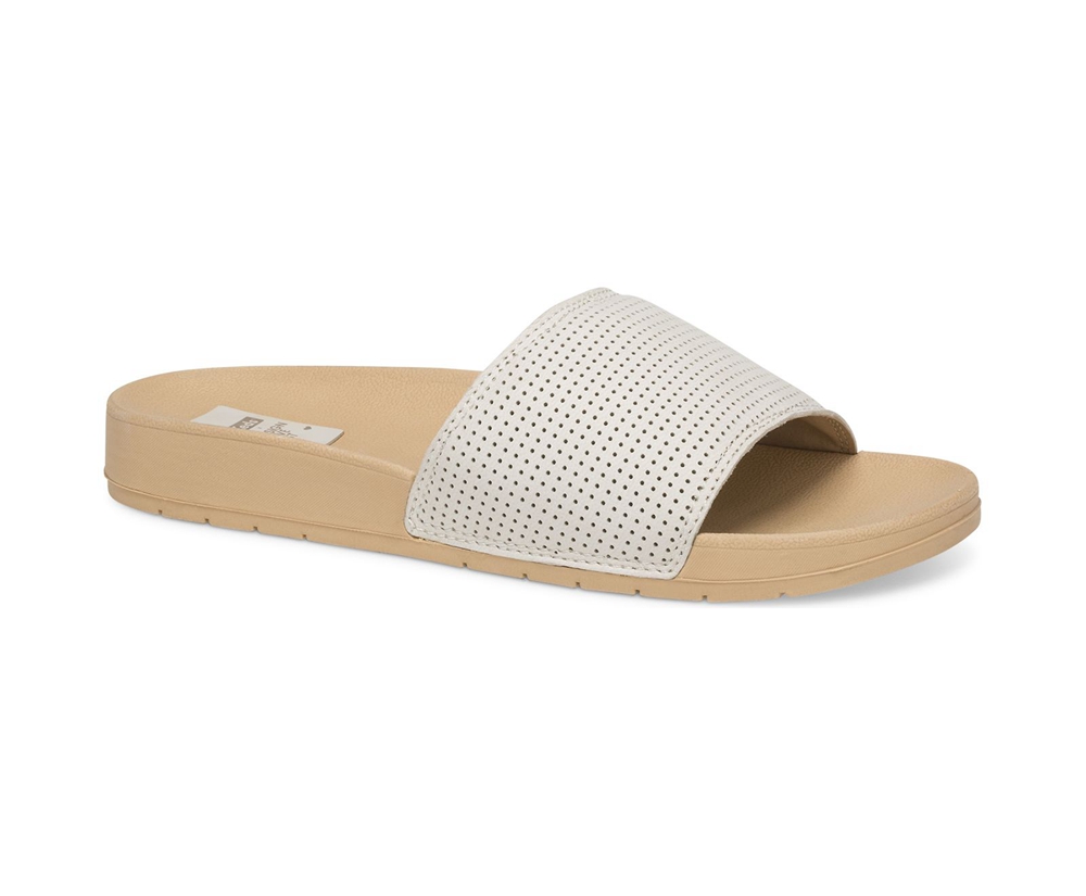 Sandalias Keds Mujer Blancas/Marrones - Design Love Fest Bliss - 957-LEQBUI